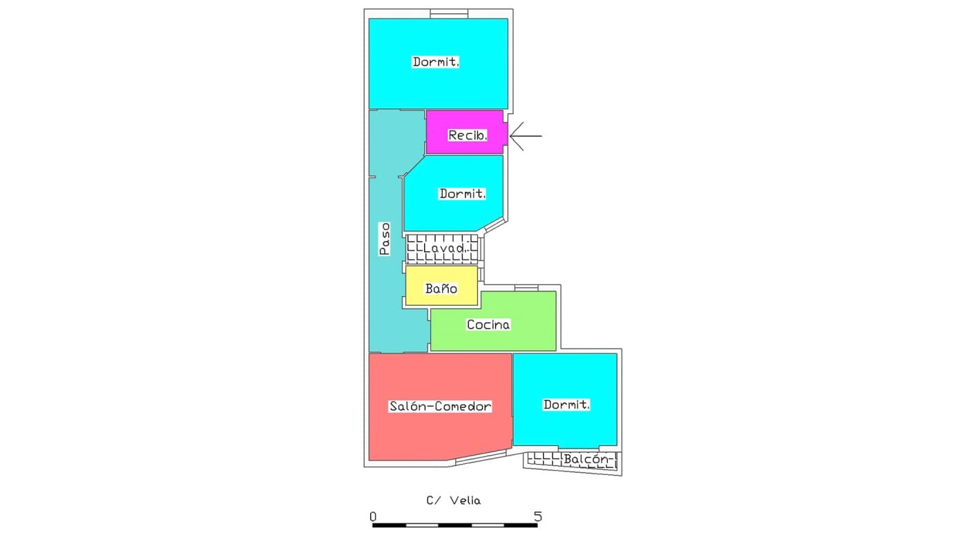Piso de 81m² con 3 dormitorios y ascensor en calle Velia  — miniatura 25