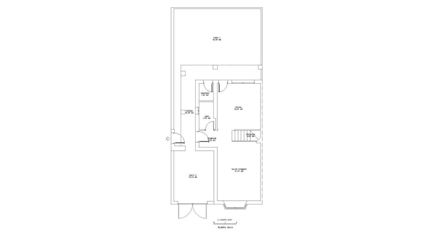Chalet en venta de 4 habitaciones para entrar a vivir en Los Rosales, Sevilla — plano 1