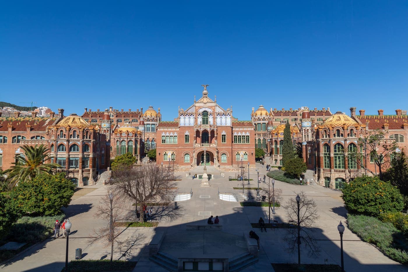 Recinto modernista de Sant Pau, en el Baix Guinardó